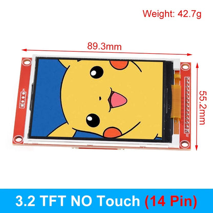 TFT Display, 0.96/1.3/1.44/1.8/2.4/2.8/3.5 Inch TFT Full Color Screen LCD Module, ST7735 ILI9341 Driver Interface SPI for Arduino