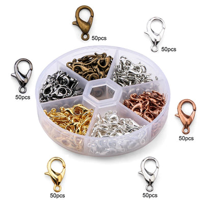A Set Jewelry Findings Tool Set Open Jump Rings, Jewelry Pliers, Lobster Clasps Hooks, Jewelry Tweezers Jewelry Making Supplies