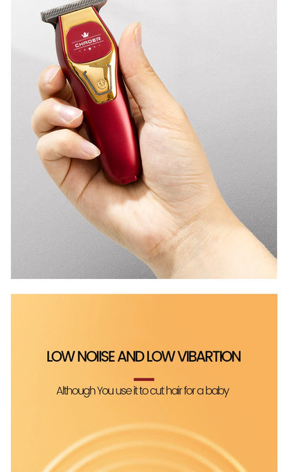 Powerful Professional Hair Trimmer For Men, 0 MM T Blade Electric Clipper, Rechargeable Barber Haircut Machine, Beard Trimmer Shaver