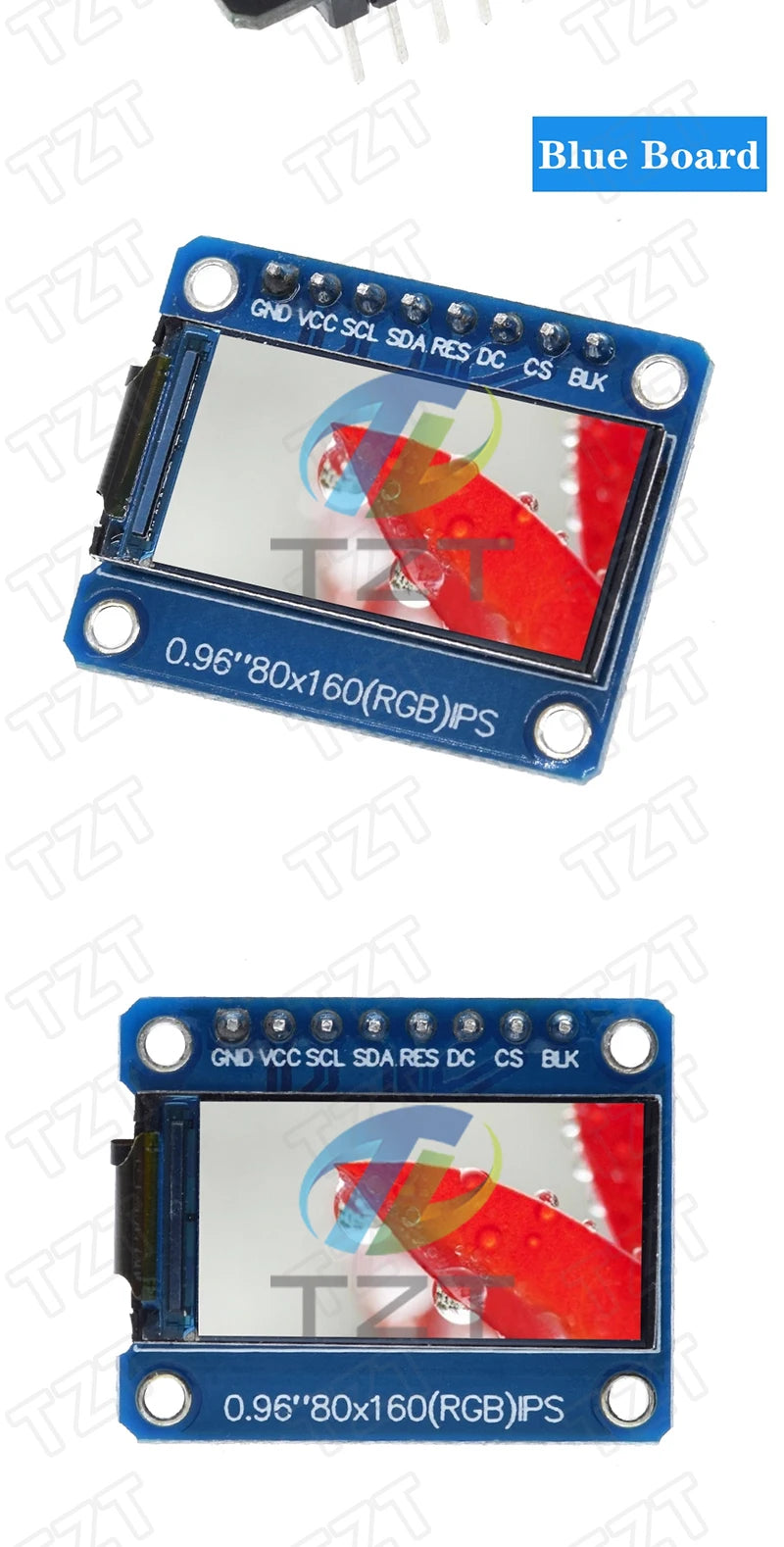 TFT Display 0.96 / 1.3 inch IPS 7P SPI HD 65K Full Color LCD Module ST7735 / ST7789 Drive IC 80*160 240*240 (Not OLED)
