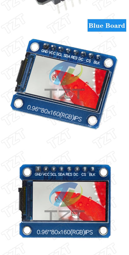 TFT Display 0.96 / 1.3 inch IPS 7P SPI HD 65K Full Color LCD Module ST7735 / ST7789 Drive IC 80*160 240*240 (Not OLED)