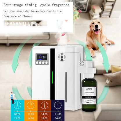 Professional Aroma Diffuser Electric Smell for Home Wall Mounted Fragrance Diffuser Automatic Spray Scent Air Machine For Hotel