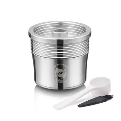 ICafilas Reusable Coffee Capsule Pod For illy X7.1 illy Y5 Machine Stainless Steel Refillable Coffee Maker Filter