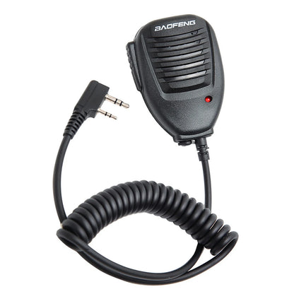 BaoFeng Walkie Talkie BF-780 2 Pin PTT Speaker Mic for Quansheng UV-K5 K6 Baofeng UV-5R BF-888S UV-5RH 21 17 PRO HAM Radio