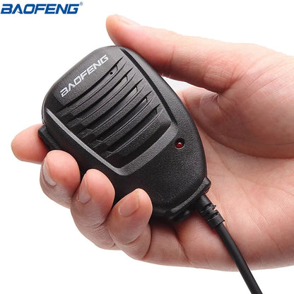 BaoFeng Walkie Talkie BF-780 2 Pin PTT Speaker Mic for Quansheng UV-K5 K6 Baofeng UV-5R BF-888S UV-5RH 21 17 PRO HAM Radio