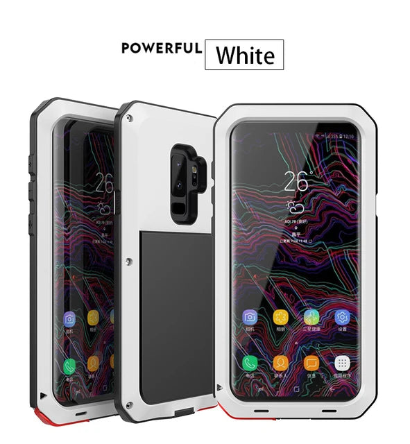 Armor Heavy Duty Protection Case for Samsung Galaxy S20 S24 S10e Note 8 9 10 Plus 20 Ultra 360, Metal Tank Cover