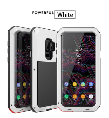 Armor Heavy Duty Protection Case for Samsung Galaxy S20 S24 S10e Note 8 9 10 Plus 20 Ultra 360, Metal Tank Cover