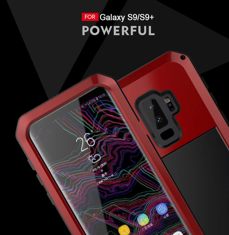 Armor Heavy Duty Protection Case for Samsung Galaxy S20 S24 S10e Note 8 9 10 Plus 20 Ultra 360, Metal Tank Cover