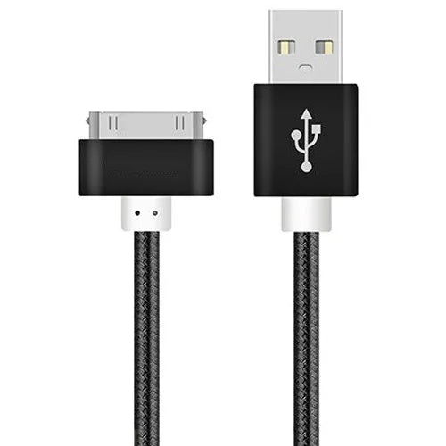 1m 2m 3m Braided USB Data Charger Cable for iPhone 4S 4 S 3GS iPad 1 2 3 iPod Nano iTouch Fast Charging Data Sync Cable Cord