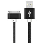 1m 2m 3m Braided USB Data Charger Cable for iPhone 4S 4 S 3GS iPad 1 2 3 iPod Nano iTouch Fast Charging Data Sync Cable Cord