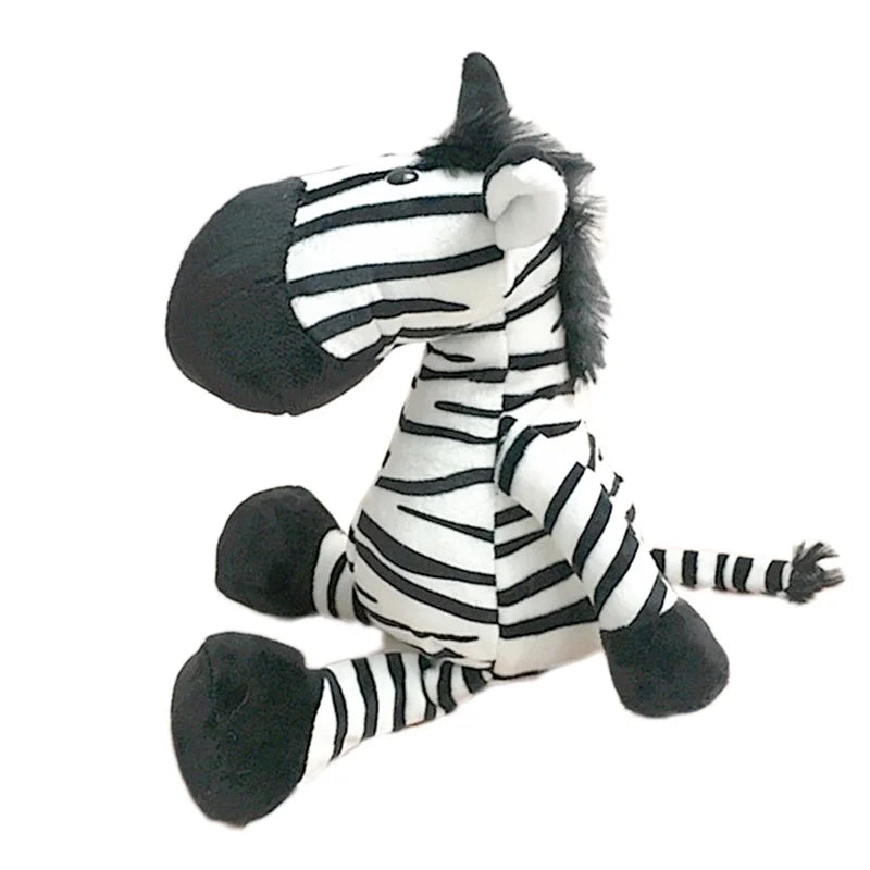 Stuffed Plush Animal Toys Soft Dolls Jungle Lion Elephant Tiger Dog Fox Monkey Deer Children Gift Kawaii Baby Kids Hobby Toys