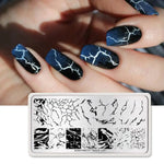 BORN PRETTY Stamping Plate Snowflake Winter Christmas Flower Snakes Design For Nail Polish Printing Template Tools Supplies
