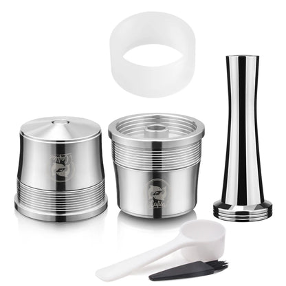 ICafilas Reusable Coffee Capsule Pod For illy X7.1 illy Y5 Machine Stainless Steel Refillable Coffee Maker Filter