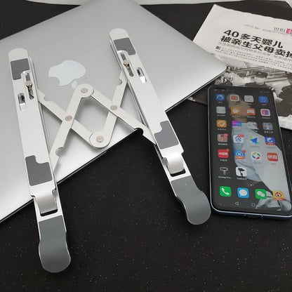 ORICO Foldable Laptop Stand Holder Riser Portable Adjustable Aluminum Notebook Stand Computer Stand 7 Angles for MacBook Tablets