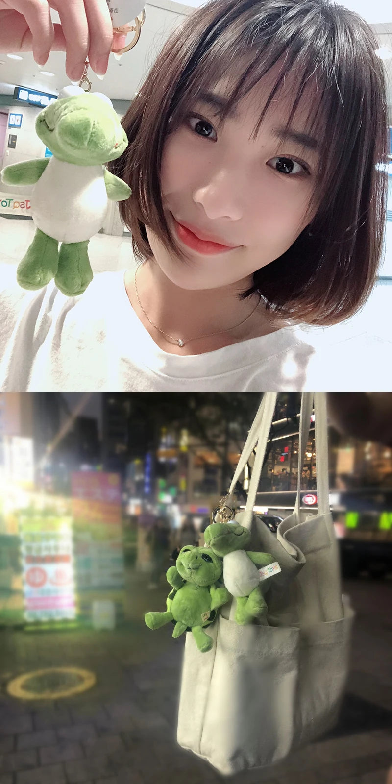 Cute Cartoon Animal Plush Keychain 15cm Turtle Elephant Tiger Lion Hippo Raccoon Bulldog Cat Penguin Monkey Plush Toy