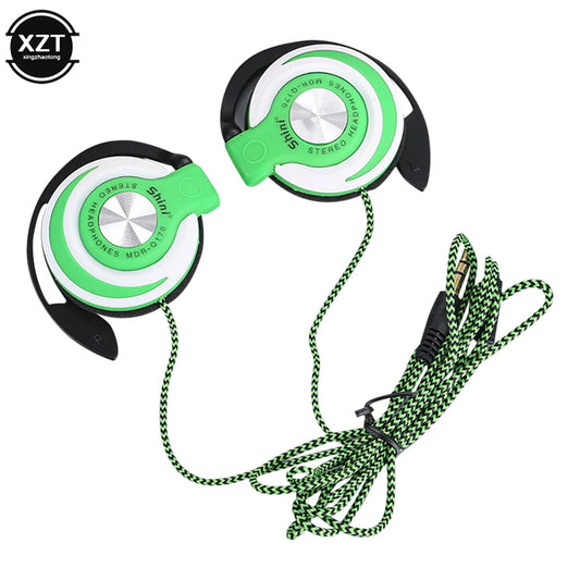 High-quality 3.5mm Wired Headphones HIFI Heavy Bass Headset Over-ear Adjustable Ear Hook Earphones Music Earphone for Phone
