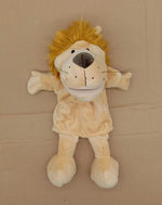 Cartoon Animal Hand Puppet Parent-child Game Doll, 35cm, Stuffed Gaming Doll, Lion Elephant Pig Appease Toys, Birthday Gifts For Children
