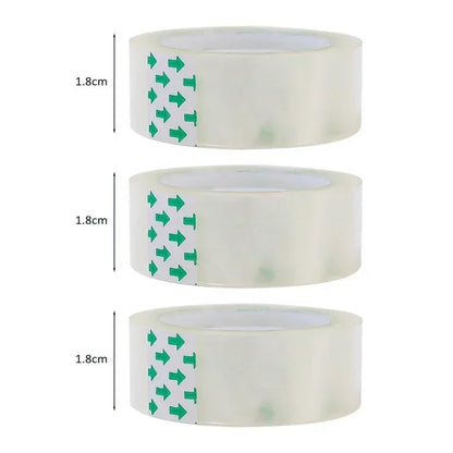 10/5/1 Rolls, Premium Transparent Tape, 0.8cm 1.2cm 1.8cm, Multifuntion High-viscosity Adhesive Tape for Gift Wrapping Packing