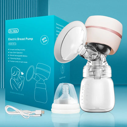 MAMIJOY Portable Electric Breast Pump USB Rechargeable Silent Portable Milk Extractor Automatic Milker Comfort Breastfeeding