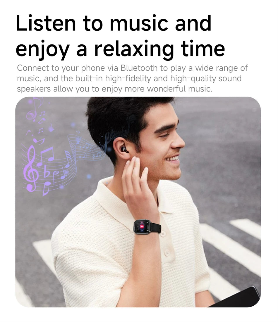2026 New Smartwatches for Men and Women, Sports Fitness Tracker, IP68 Waterproof, Built-in 24H Heart Rate, 700 mAh Battery, Call Smart Watch