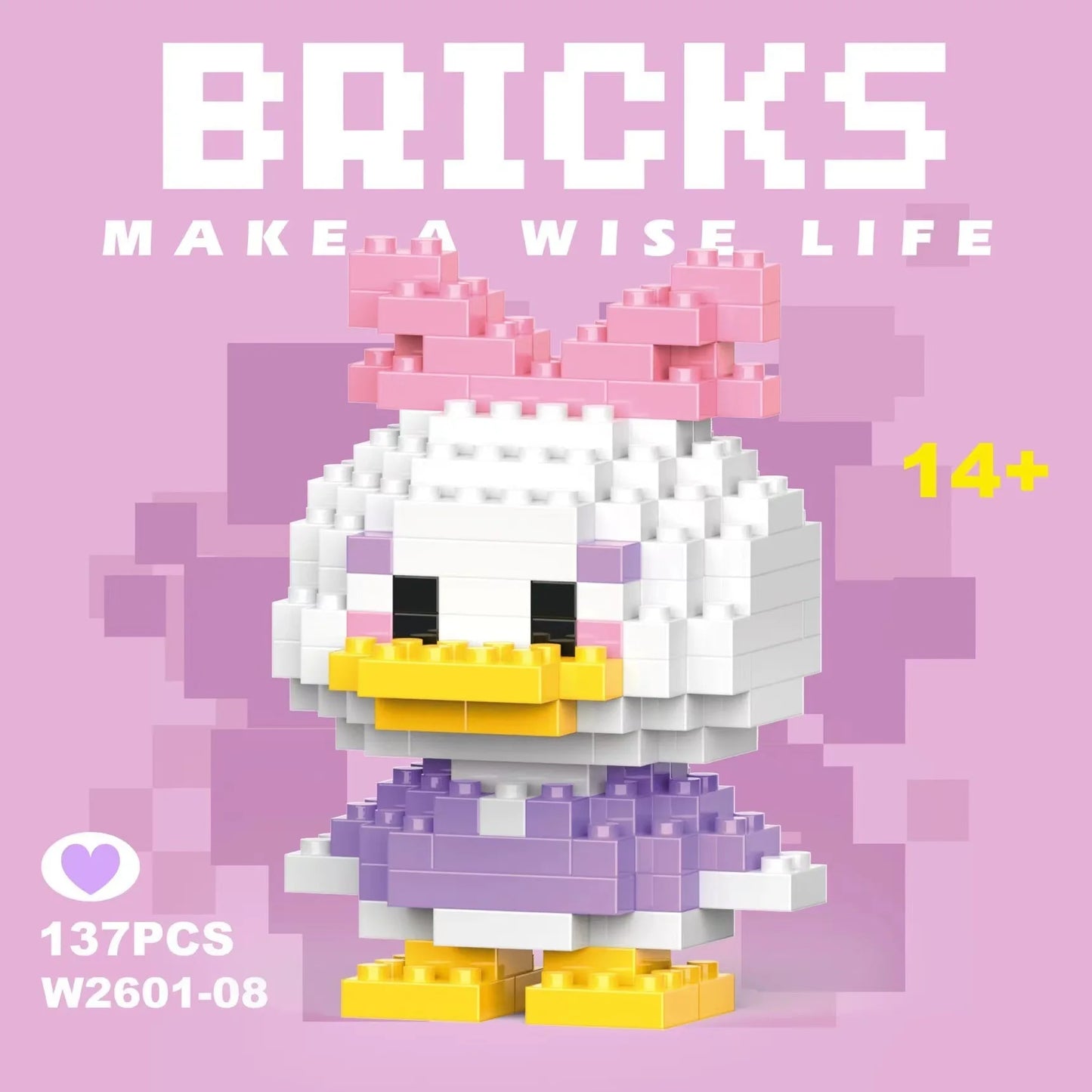 building block toys are luxurious models, suitable educational DIY games, cartoon anime games, building block lovers' desktop