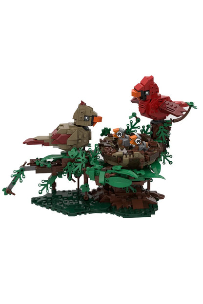 MOC Raven Model Building Blocks Sets Clever Raven Black Bird 3D Home Ornament Brick STEM Toy Adult Valentine's Day Gift