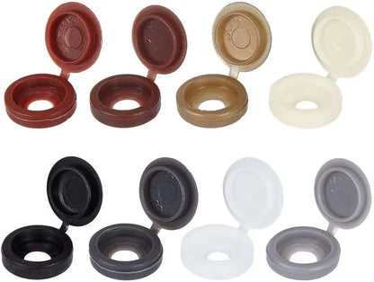 10/500pcs Nails Screw Caps Plastic Protective Covers Car Nuts Decorative Cover Self-tapping Screw Folding Cap Furniture Hardware