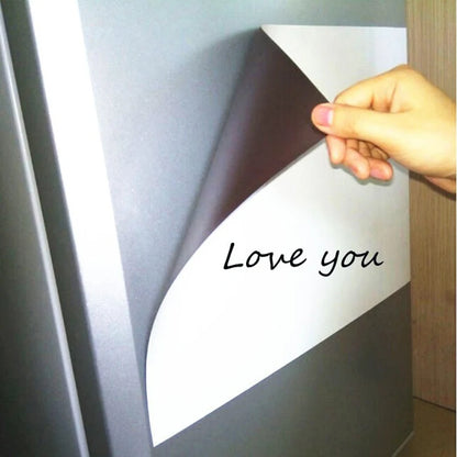 A4 Size Dry Erase Whiteboard for Fridge, Sticker Magnetic Whiteboard, Portable 11.8"x8.2" Planner for Refrigerator