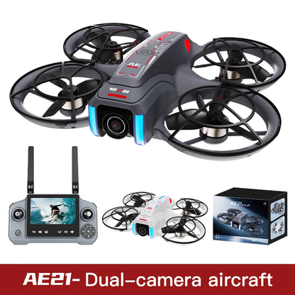 New AE21 Max Drone IA Clip Profesional HD 360° Doble Cámara Pantalla Control Remoto Motores sin Escobillas Anticolisión Cuadricóptero