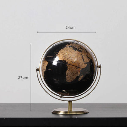 Desktop Decor Globe Geography Creative Home Decor Accessories Retro World Globe Modern Learning World Map For Kids Education Use