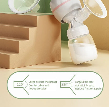 MAMIJOY Portable Electric Breast Pump USB Rechargeable Silent Portable Milk Extractor Automatic Milker Comfort Breastfeeding