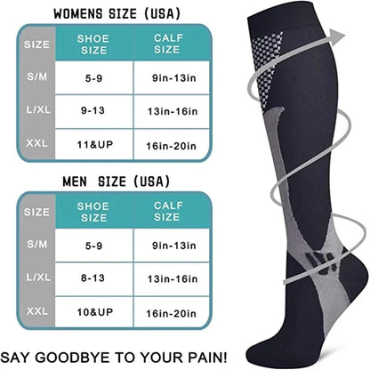 1Pair, Compression Socks, Sport Socks, Medical Nursing Stockings, Prevent Varicose Veins Socks, Pregnancy Nursing Athletic Soccer SOX