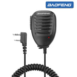 BaoFeng Walkie Talkie BF-780 2 Pin PTT Speaker Mic for Quansheng UV-K5 K6 Baofeng UV-5R BF-888S UV-5RH 21 17 PRO HAM Radio