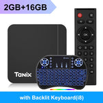 Smart TV Box Android 11 Tanix W2 Amlogic S905W2 Android 11.0 Reproductor multimedia H.265 AV1 Dual Wifi HDR 10+ 4GB32GB Decodificador 2G16G