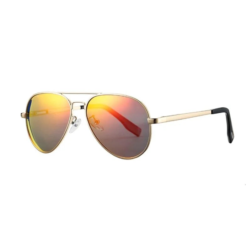 Kids Polarized Sunglasses Small Face Boy Girls Pilot Glasses