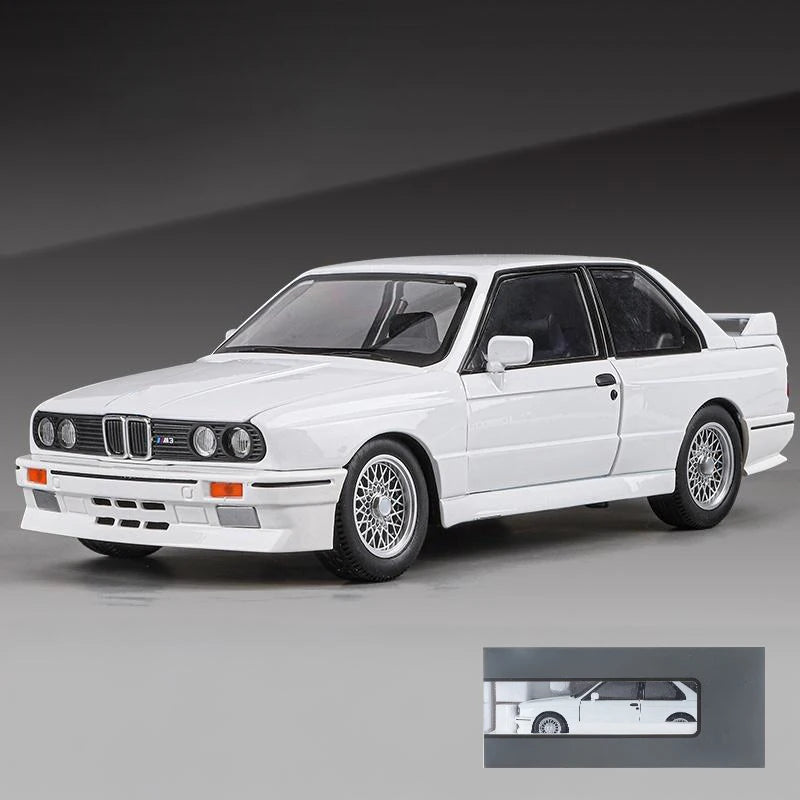 1:24 M3 E30 IM Alloy Miniature Car, Diecast Metal Model Collection Hobbies, Birthday Present With Friend Decoration Classic Car GT