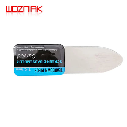 WOZNIAK Curved Screen Ultra Thin Metal Opening Tool For Mobile phone Ipad Laptop Screen Separating 0.1mm Steel Opening Pry Tools