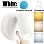 LED Magnetic Wall Lamp, USB Rechargeable, Touch Switch, Adjustable Brightness, Ideal for Bedroom, Dining Room, Party, Art Decor