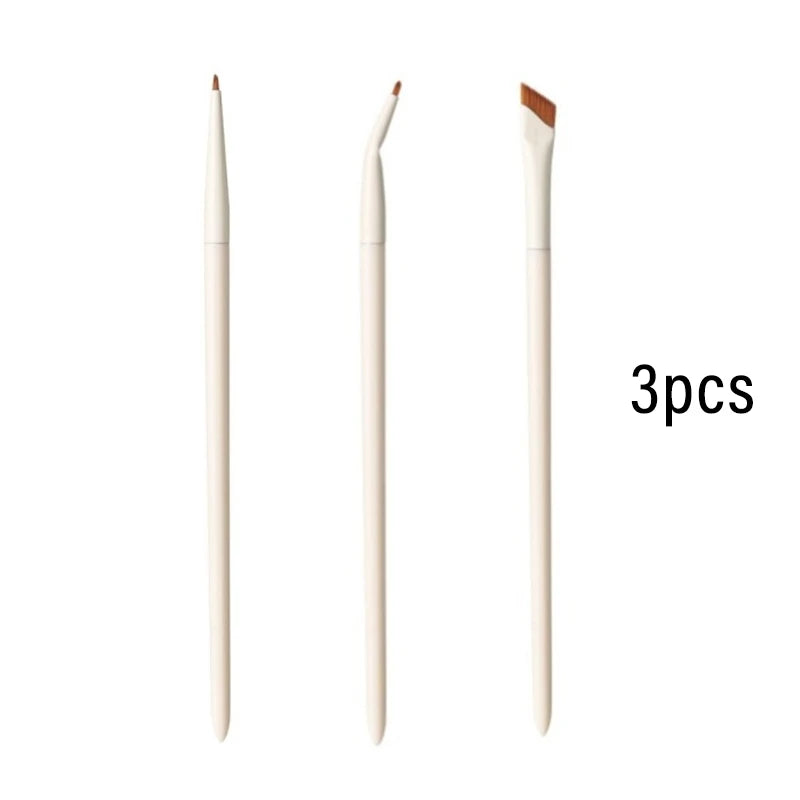 1/3/7/9pcs White Upgrade Blade Eyeliner Brush Eye Makeup Brushes Set Ultra Thin Fine Angle Flat Eyebrow Precise Detail Brush