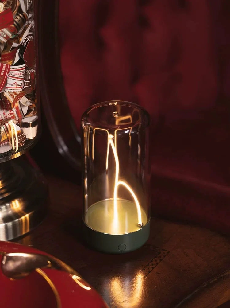 Portable quantum wire ambient magnetic light, Type-C charging, eye protection function, bedroom, study, camping, Christmas gift