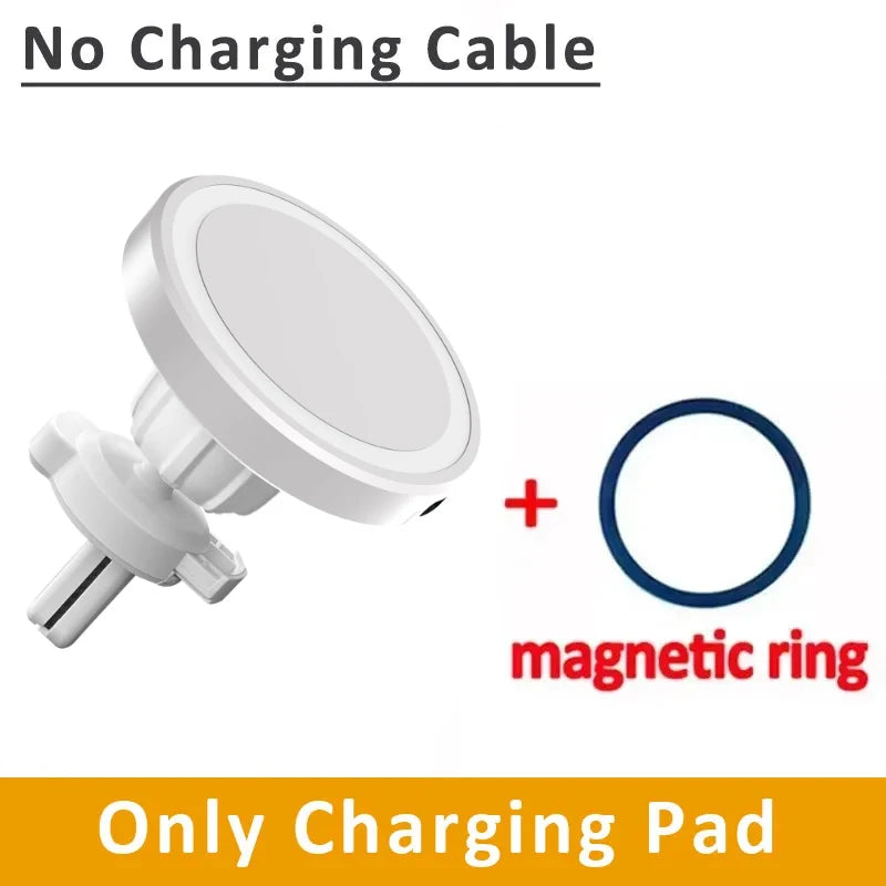 For MagSafe Car Wireless Charger 30W - Air Vent Clip Phone Holder - Stable Grip For iPhone 13-17 Pro Max & Fast Charging Stand