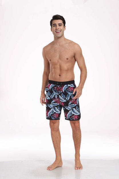 Summer men's hot selling beach pants, casual vacation printed men's pants, comfortable and breathable street clothing