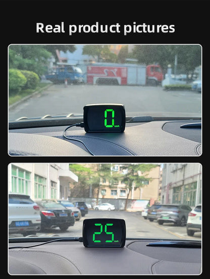 New M22 Car GPS Head-Up Display Speed, RPM (Revolutions Per Minute) in KMH (Kilometers Per Hour) or MPH (Miles Per Hour), HUD GPS Speedometer Projector Screen Dashboard with Odometer and Overspeed Alarm