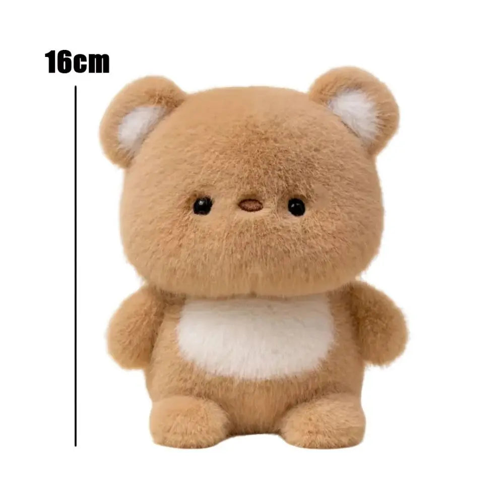 Cute 16cm Plush Companion Doll Capybara Elephant Stuffed Animal Pillow Super Soft Bear Animal Plush Toy Sleeping Gift