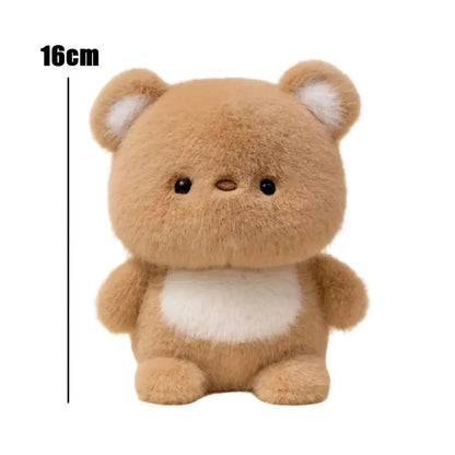 Cute 16cm Plush Companion Doll Capybara Elephant Stuffed Animal Pillow Super Soft Bear Animal Plush Toy Sleeping Gift