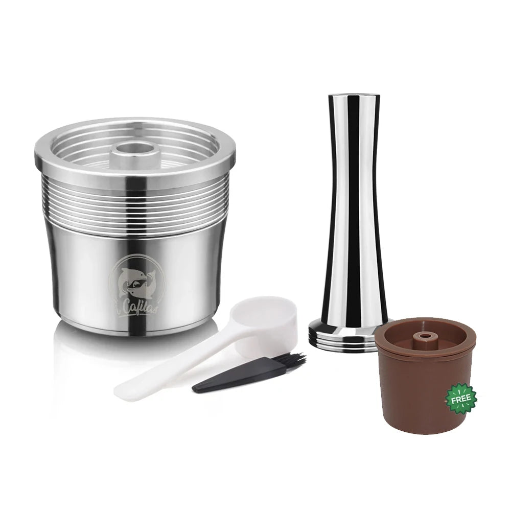 ICafilas Reusable Coffee Capsule Pod For illy X7.1 illy Y5 Machine Stainless Steel Refillable Coffee Maker Filter