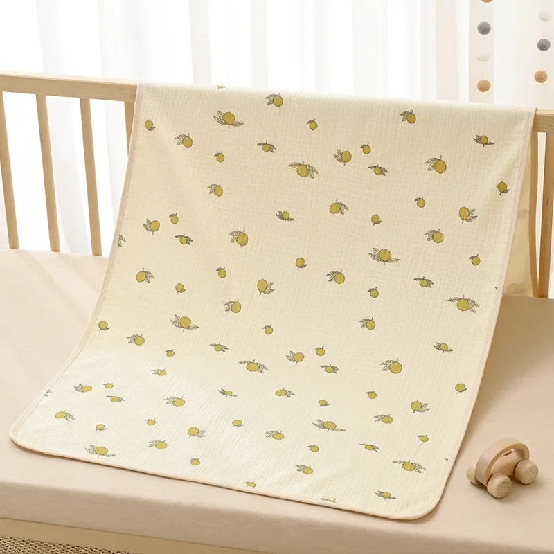 Reusable Baby Changing Mat Cover Baby Diaper Mattress Diaper for Newborn Cotton Waterproof Changing Pads Floor Play Mat
