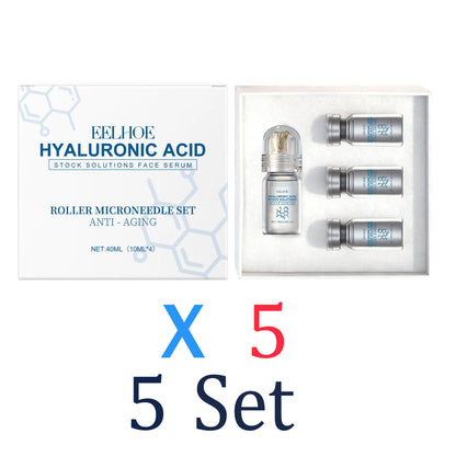 Niacinamide Microneedle serum Facial serum Kit 0.25mm Moisturizing Skin nourishing Winter skincare Face Roller Day cream 40ml
