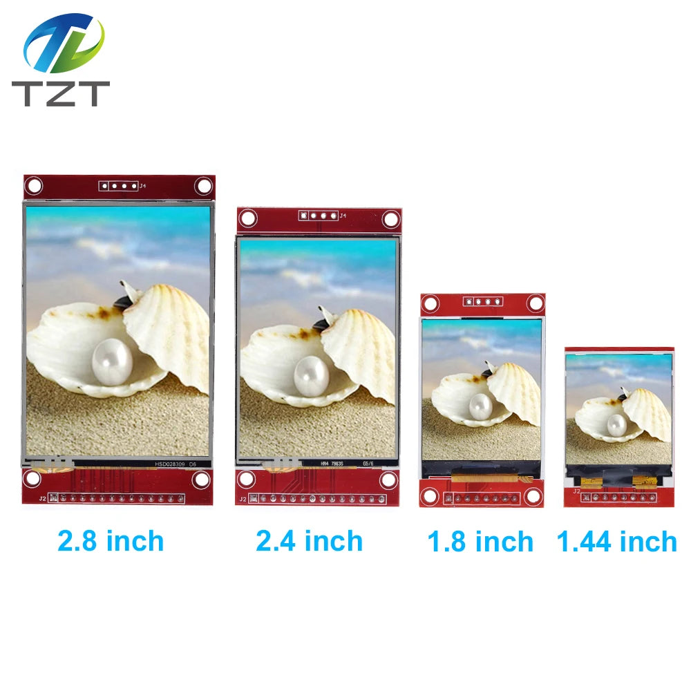1.44/1.77/1.8/2.2/2.4/2.8 Inch TFT Color Screen LCD Display Module Driver ST7735 ST7789V ILI9225 ILI9341 SPI Interface 240*320