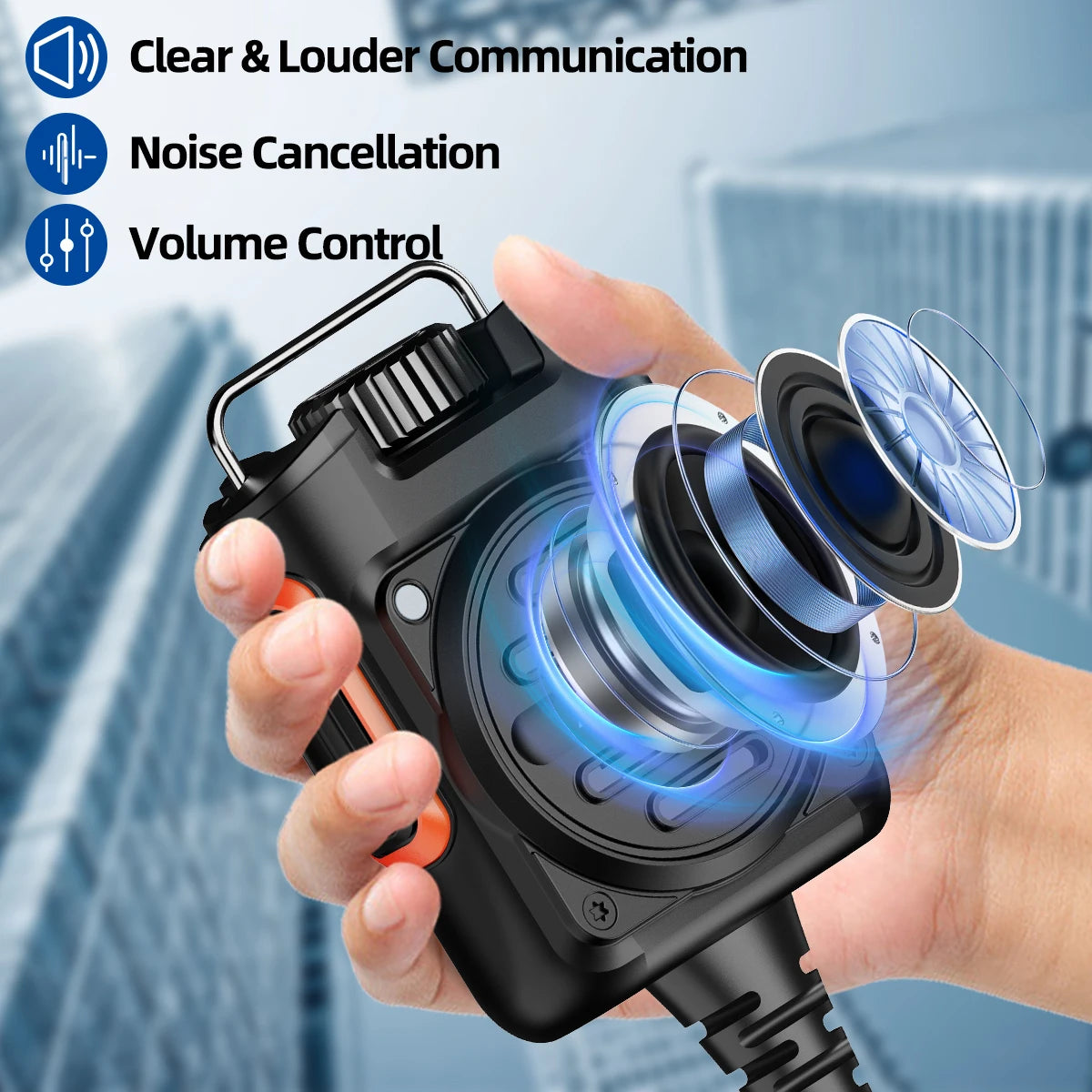 BaoFeng Walkie Talkie BF-780 2 Pin PTT Speaker Mic for Quansheng UV-K5 K6 Baofeng UV-5R BF-888S UV-5RH 21 17 PRO HAM Radio